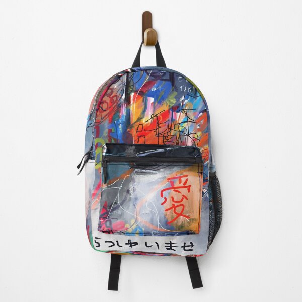 Item preview, Japanese City in the Night, Abstract, Cityscape designed and sold by Constanta Paraschivescu.