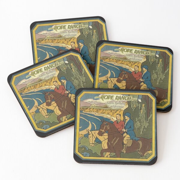 Item preview, Hope Ranch Santa Barbara CA Vintage Label designed and sold by DesignsPrints.