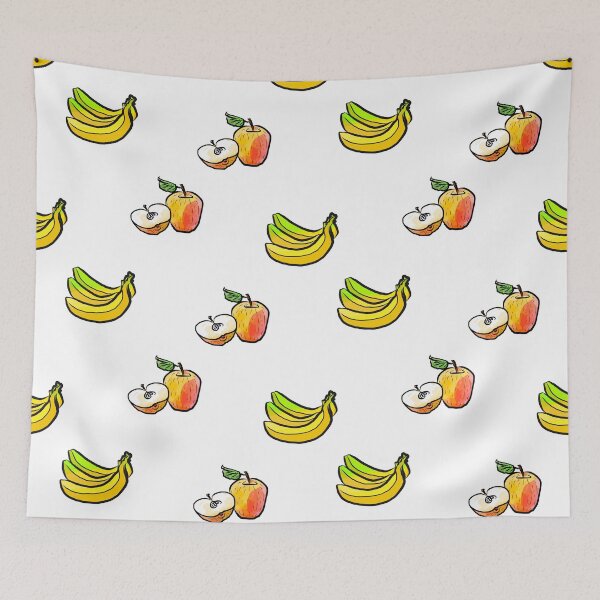 Item preview, bananas and apples designed and sold by hebstreit.