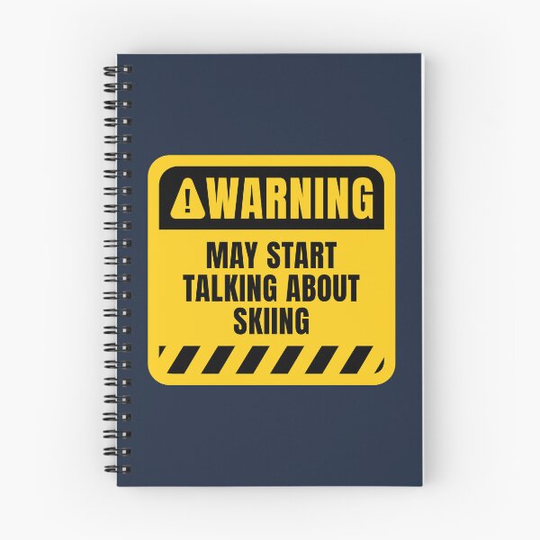 Item preview, May Start Talking About Skiing designed and sold by MaryAller.