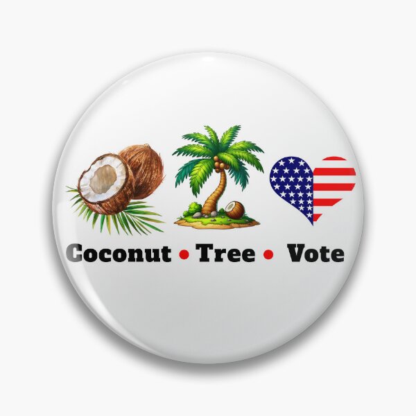 Item preview, Humorous Coconut Tree Patriotic Meme Statement USA designed and sold by CanyonGarageArt.
