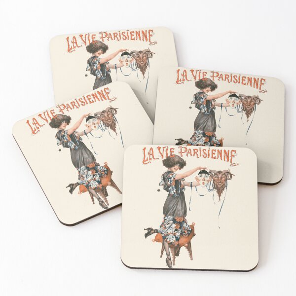Item preview, La Vie Parisienne - Les masques de l'amour, Illustration by Chéri Hérouard - Art Deco designed and sold by elektronen.