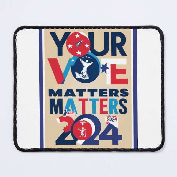 Item preview, Your Vote Matters 2024 Colorful Poster designed and sold by merve02shop.