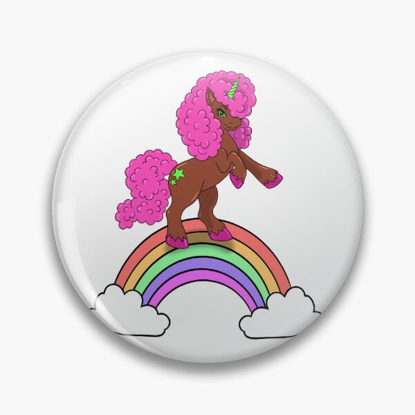 Item preview, Pink Unicorn on Rainbow | Black Unicorn Design | T-Shirt for Girls designed and sold by Shakira Rivers.