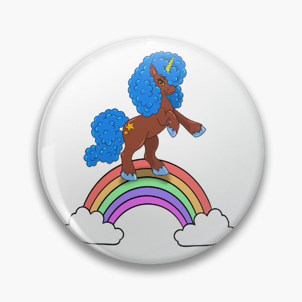 Item preview, Blue Unicorn on Rainbow | Black Unicorn Design | T-Shirt for Girls designed and sold by Shakira Rivers.