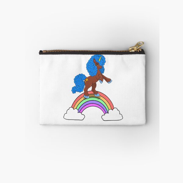 Item preview, Blue Unicorn on Rainbow | Black Unicorn Design | T-Shirt for Girls designed and sold by Shakira Rivers.
