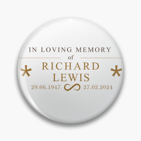 Item preview, In loving memory of Richard Lewis designed and sold by eeternalrestt.