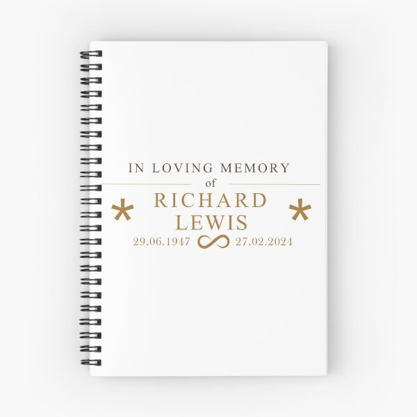 Item preview, In loving memory of Richard Lewis designed and sold by eeternalrestt.