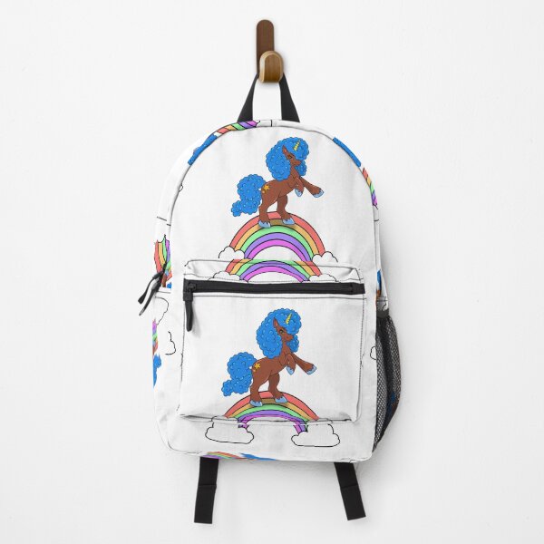 Item preview, Blue Unicorn on Rainbow | Black Unicorn Design | T-Shirt for Girls designed and sold by Shakira Rivers.