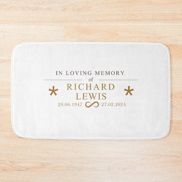 Item preview, In loving memory of Richard Lewis designed and sold by eeternalrestt.
