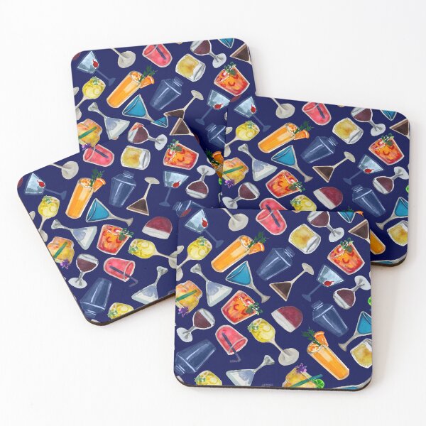 Item preview, Cocktail O'clock! Blue designed and sold by Tess Arden.