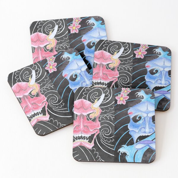 Item preview, Kabuki Masks (Oni and Noh) designed and sold by Mengelphoto.