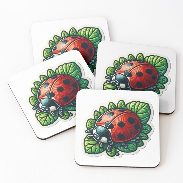 Item preview, ladybug - ladybug on leaf designed and sold by Constructive27.