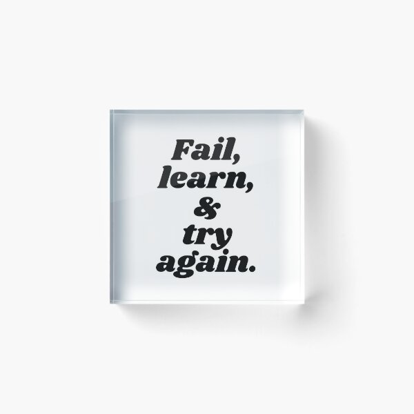 Item preview, Fail, learn, and try again. Fast designed and sold by wakluz90.