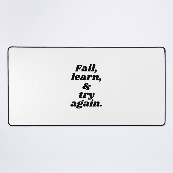 Item preview, Fail, learn, and try again. Fast designed and sold by wakluz90.