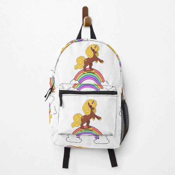 Item preview, Yellow Unicorn on Rainbow | Black Unicorn Design | T-Shirt for Girls designed and sold by Shakira Rivers.