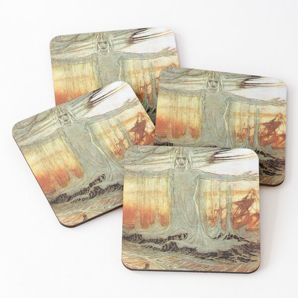 Item preview, The Shipwrecked Man and the Sea - Arthur Rackham designed and sold by forgottenbeauty.