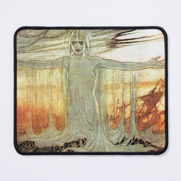 Item preview, The Shipwrecked Man and the Sea - Arthur Rackham designed and sold by forgottenbeauty.