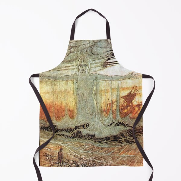 Item preview, The Shipwrecked Man and the Sea - Arthur Rackham designed and sold by forgottenbeauty.