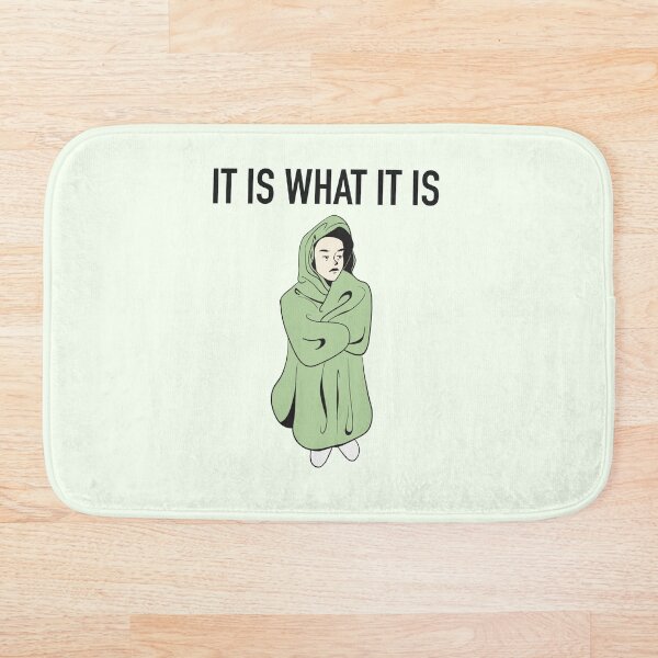 Item preview, It Is What It Is Stress Green Blanket designed and sold by WBArtwork.
