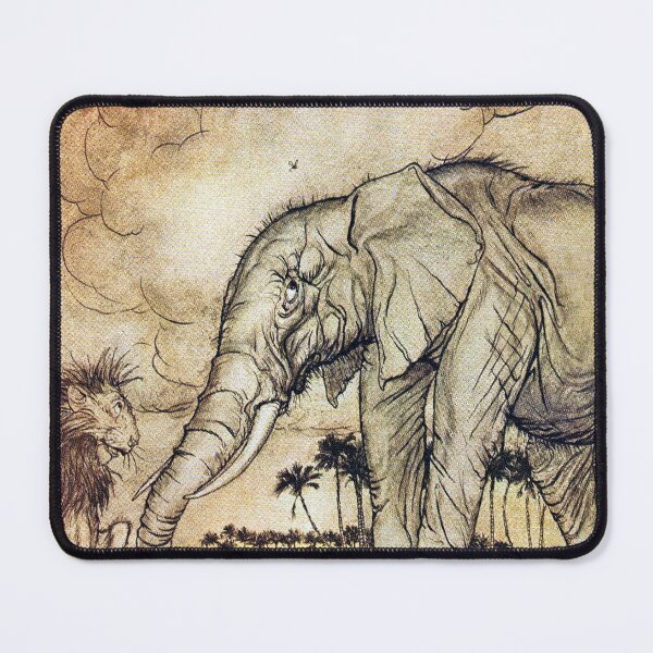 Item preview, The Lion, Jupiter and the Elephant - Arthur Rackham designed and sold by forgottenbeauty.