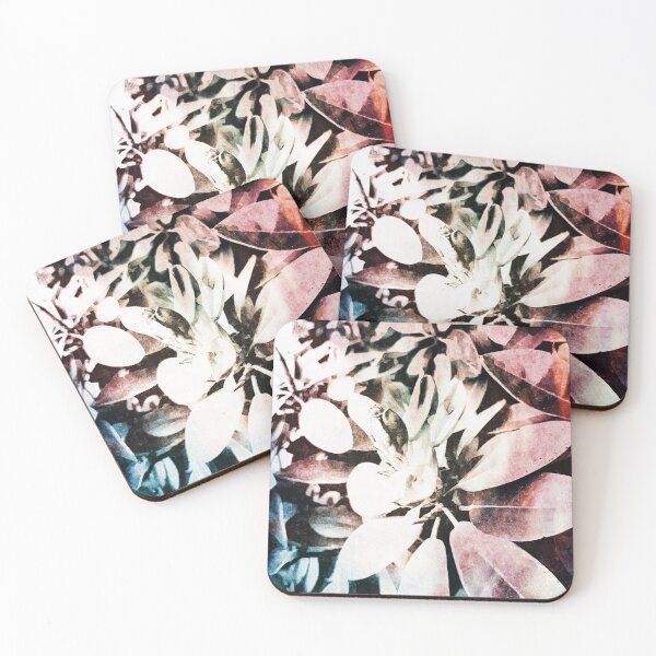 Item preview, Azalea leaves in pastel neon designed and sold by Robyn Eggs Art.