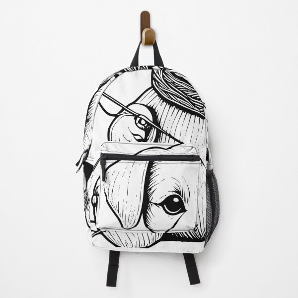 Item preview, Knitting dog pencil drawing designed and sold by Travelcases.