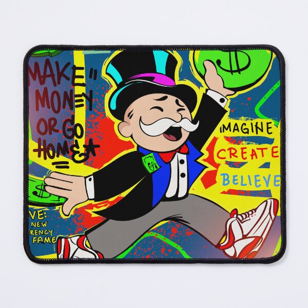 Item preview, Monetary Leap - Monopoly Man Soaring with Wealth designed and sold by DonVivaldo.