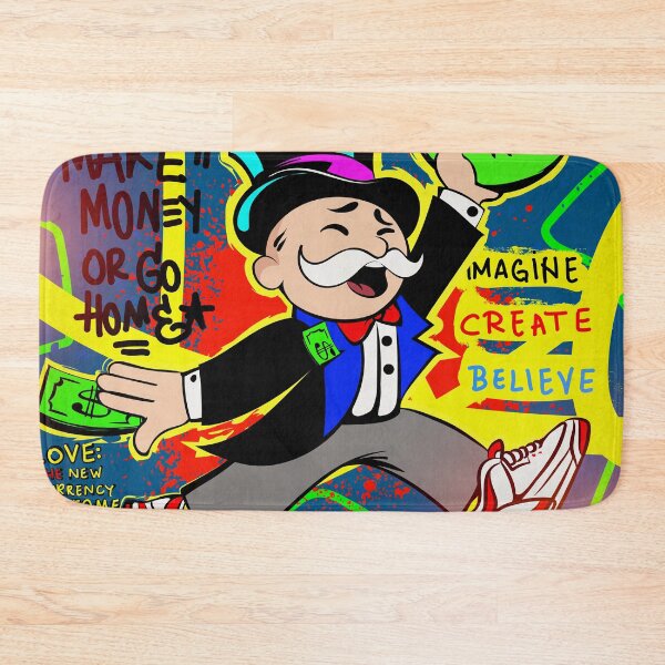 Item preview, Monetary Leap - Monopoly Man Soaring with Wealth designed and sold by DonVivaldo.