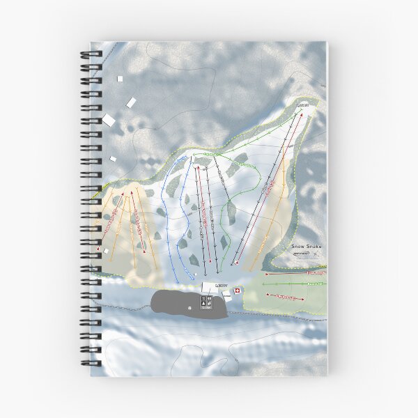 Item preview, Snow Snake Resort Trail Map designed and sold by Mapsynergy.
