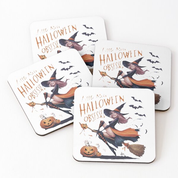 Item preview, "Little Miss Halloween Obsessed" designed and sold by debbiebento.