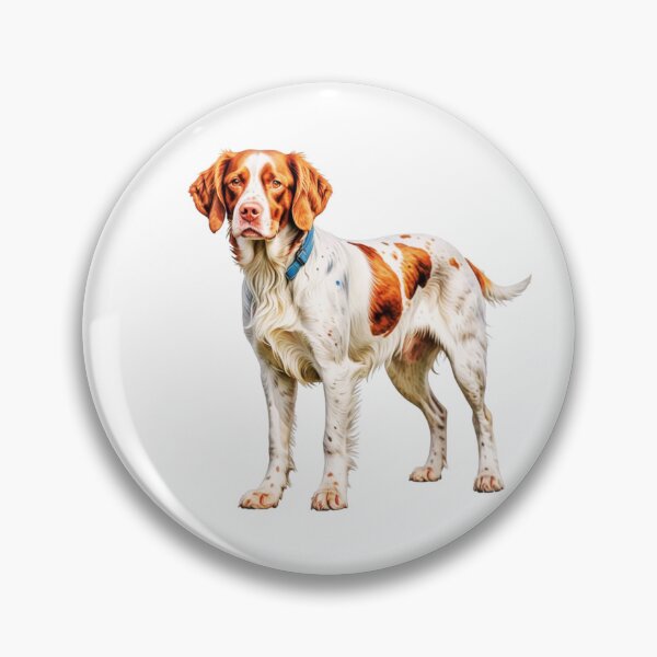 Artikelvorschau, Brittany Spaniel Hund entworfen und verkauft von ChaosReigns91.