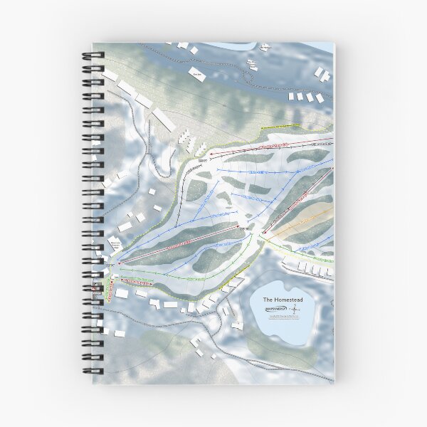 Item preview, The Homestead Resort Trail Map designed and sold by Mapsynergy.