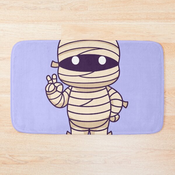 Item preview, Cute Mummy Ghost with Peace Hand Cartoon Vector Icon Illustration designed and sold by hjian8219.