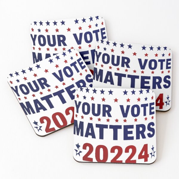 Item preview, Your Vote Matters 2024 Starry Mug designed and sold by merve02shop.