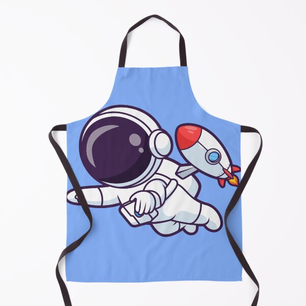 Item preview, Cute Astronaut Flying with Rocket Space Cartoon Vector Icon Illustration designed and sold by hjian8219.