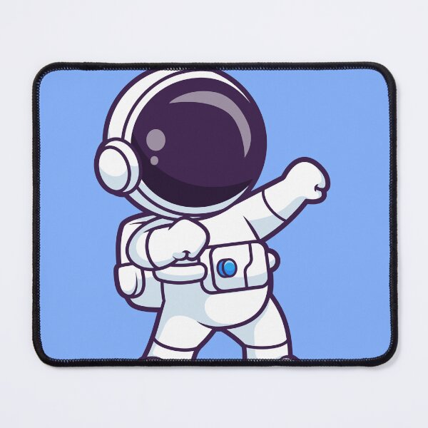 Item preview, Cute Astronaut Karate Hit Cartoon Vector Icon Illustration designed and sold by hjian8219.