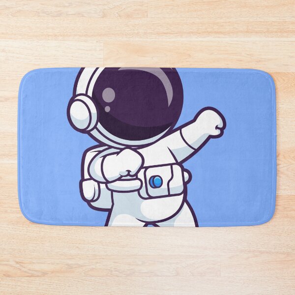 Item preview, Cute Astronaut Karate Hit Cartoon Vector Icon Illustration designed and sold by hjian8219.