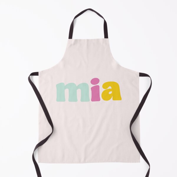 Item preview, Mia - Custom name on colorful block font designed and sold by To the Lua.