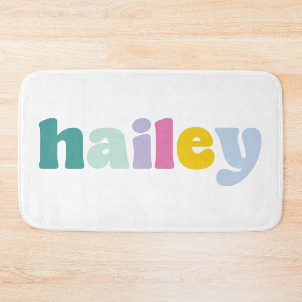 Item preview, Hailey - Custom name on colorful block font designed and sold by To the Lua.
