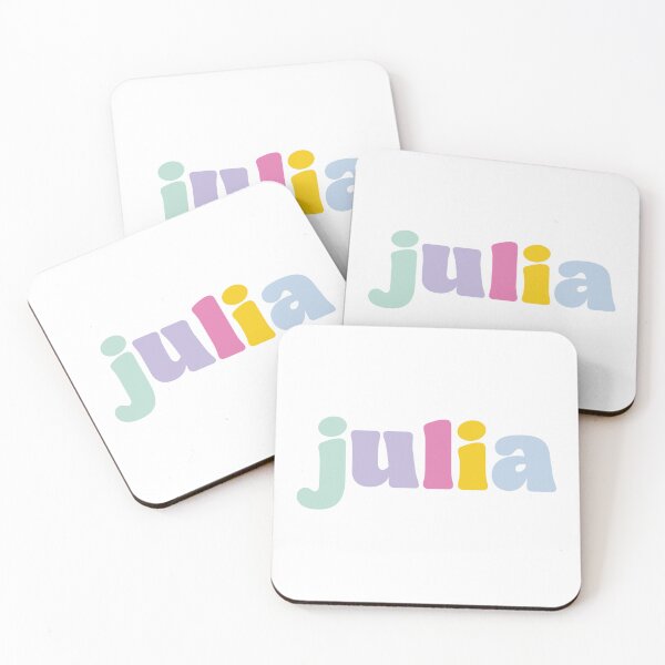 Item preview, Julia - Custom name on colorful block font designed and sold by To the Lua.