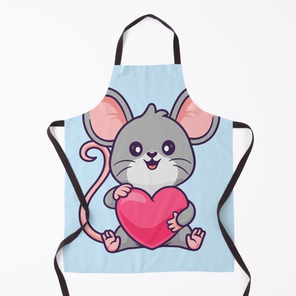 Item preview, Cute Mouse Holding Love Heart Balloon Cartoon Vector Icon Illustration designed and sold by hjian8219.