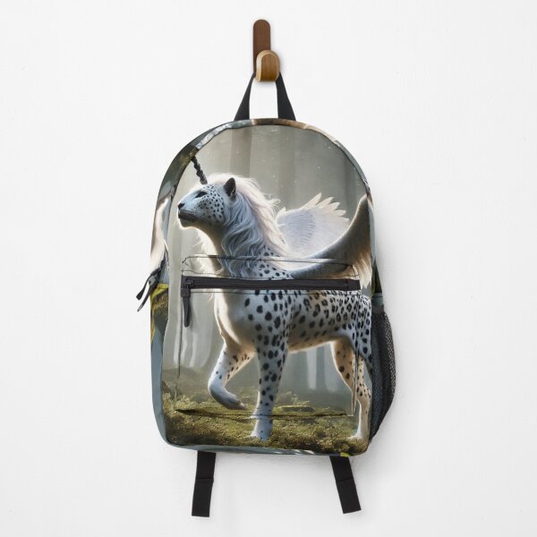 Item preview, Majestic Alicorn-Leopard Hybrid in Enchanted Forest designed and sold by FantasyHybrids.