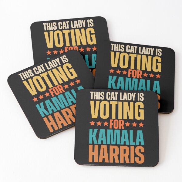 Item preview, Cat Lady Is Voting For Kamala Harris designed and sold by kamrankhan.