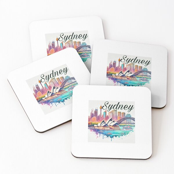 Item preview, Sydney Australia Colorful designed and sold by PrintsThatStick.