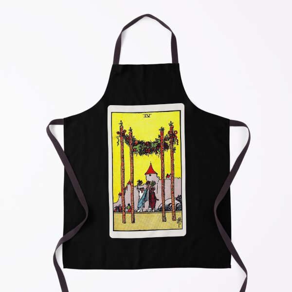 Item preview, Card #25 - Four Of Wands - Rider Waite Smith Tarot designed and sold by ABSTRACT-IVISM.