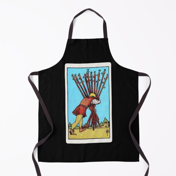 Item preview, Card #31 - Ten Of Wands - Rider Waite Smith Tarot designed and sold by ABSTRACT-IVISM.