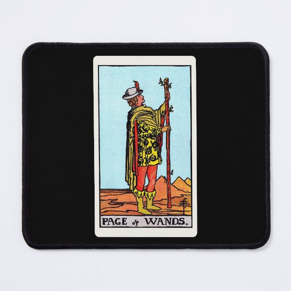 Item preview, Card #32 - Page Of Wands - Rider Waite Smith Tarot designed and sold by ABSTRACT-IVISM.