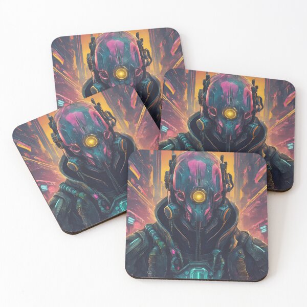 Item preview, Cyberpunk Warrior designed and sold by Bison Artistry.