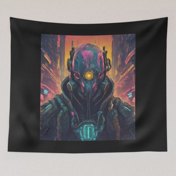 Item preview, Cyberpunk Warrior designed and sold by Bison Artistry.